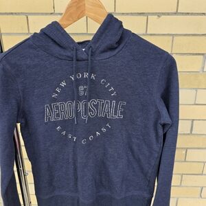 Aeropostale Dark Blue Graphic Hoodie